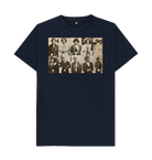 Navy Blue Printed T-shirt Front