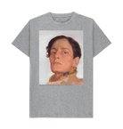 Athletic Grey Printed T-shirt Front