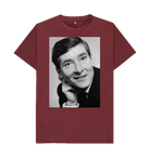 Red Wine Printed T-shirt Front