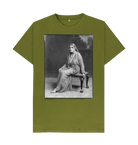 Moss Green Printed T-shirt Front