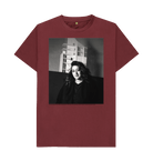 Red Wine Printed T-shirt Front