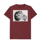 Red Wine Printed T-shirt Front