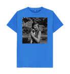 Bright Blue Printed T-shirt Front