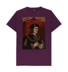 Purple Printed T-shirt Front