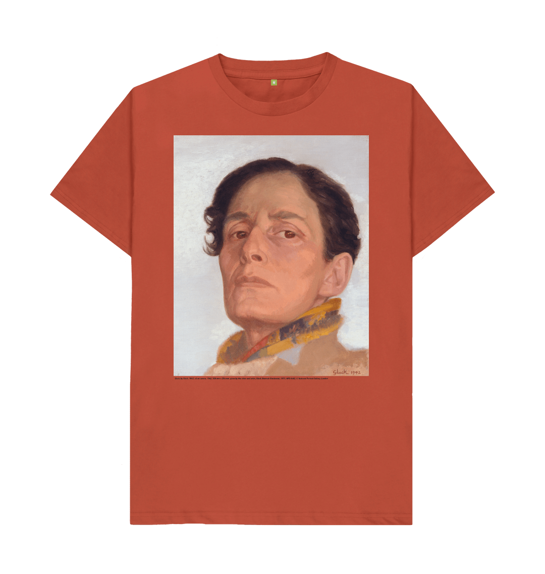 Rust printed t shirt front