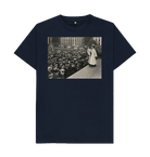 Navy Blue Printed T-shirt Front