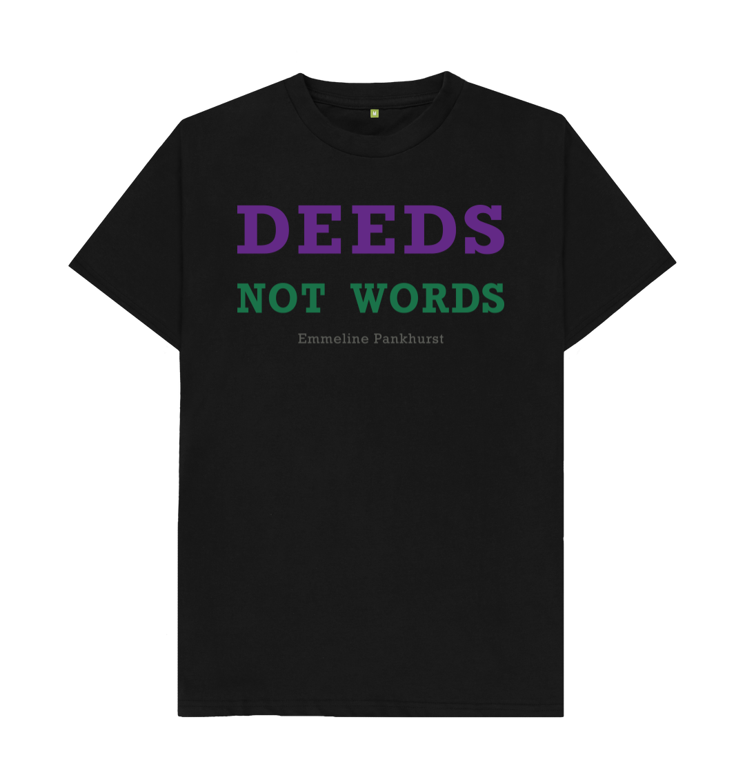 Black printed t shirt front