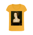 Mustard Printed T-shirt Front
