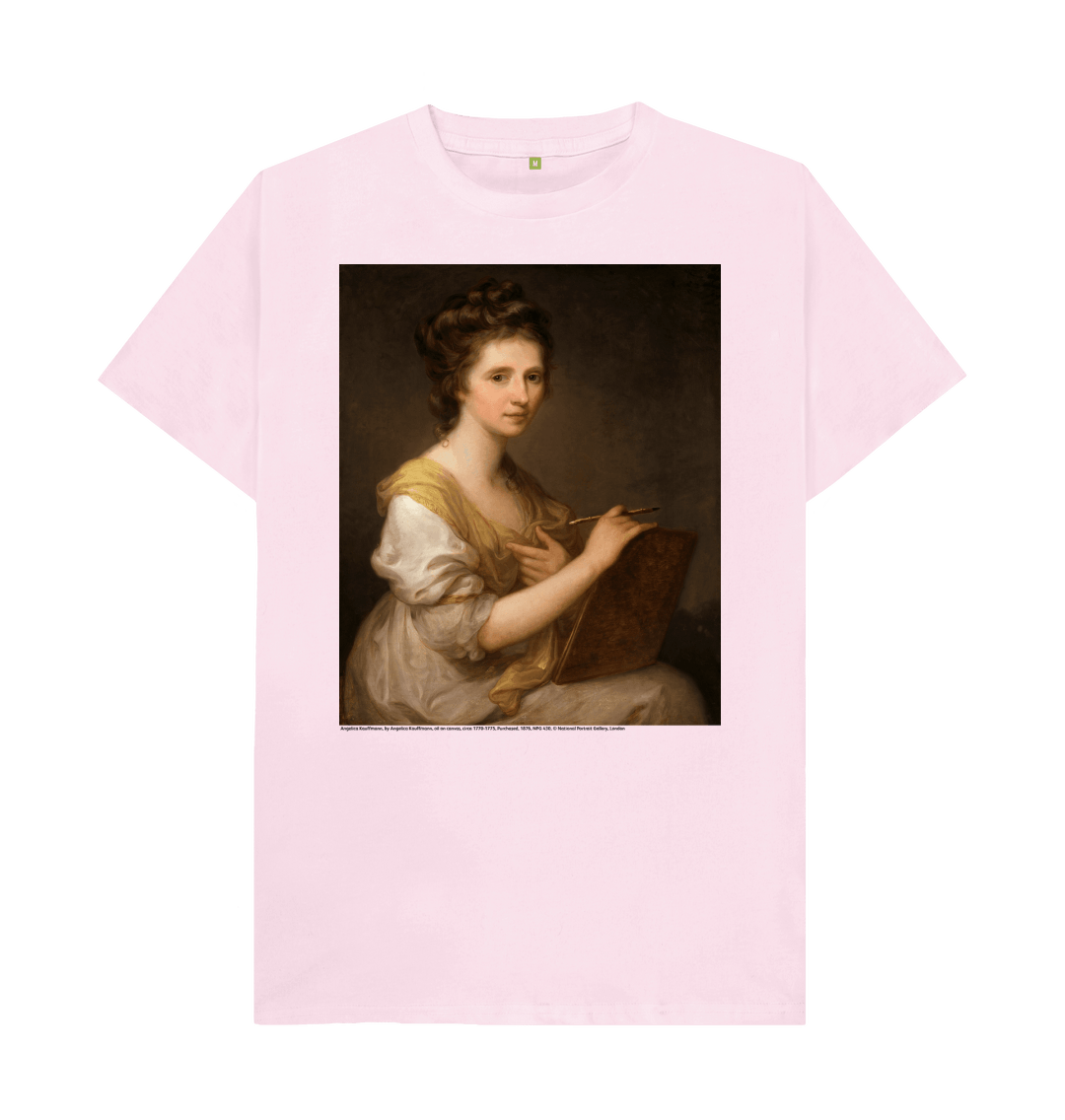 Pink printed t shirt front