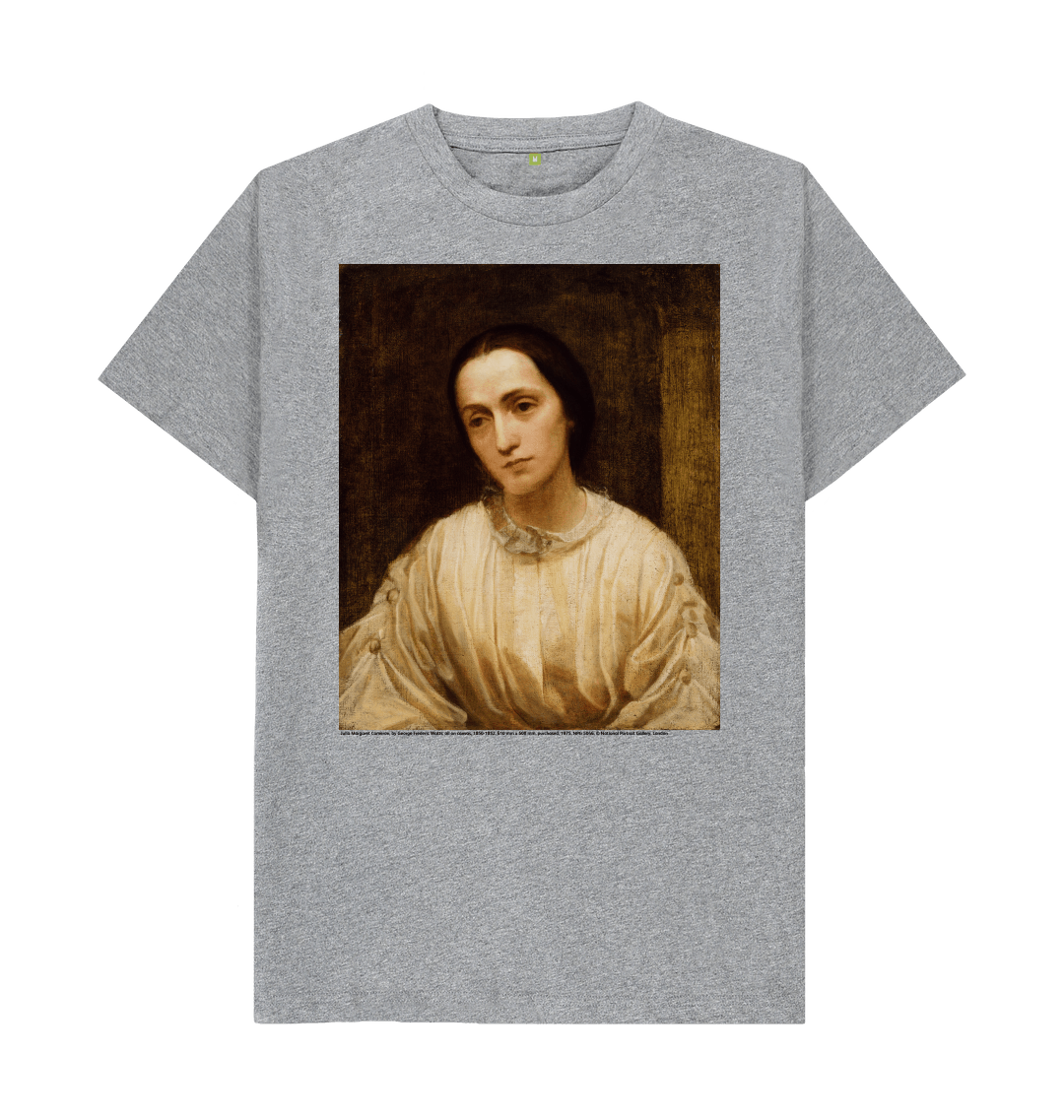 Athletic grey printed t shirt front
