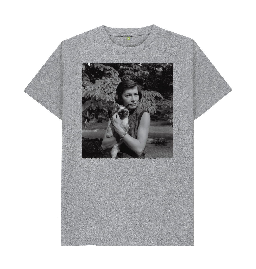 Athletic grey printed t shirt front