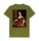 Moss Green Printed T-shirt Front