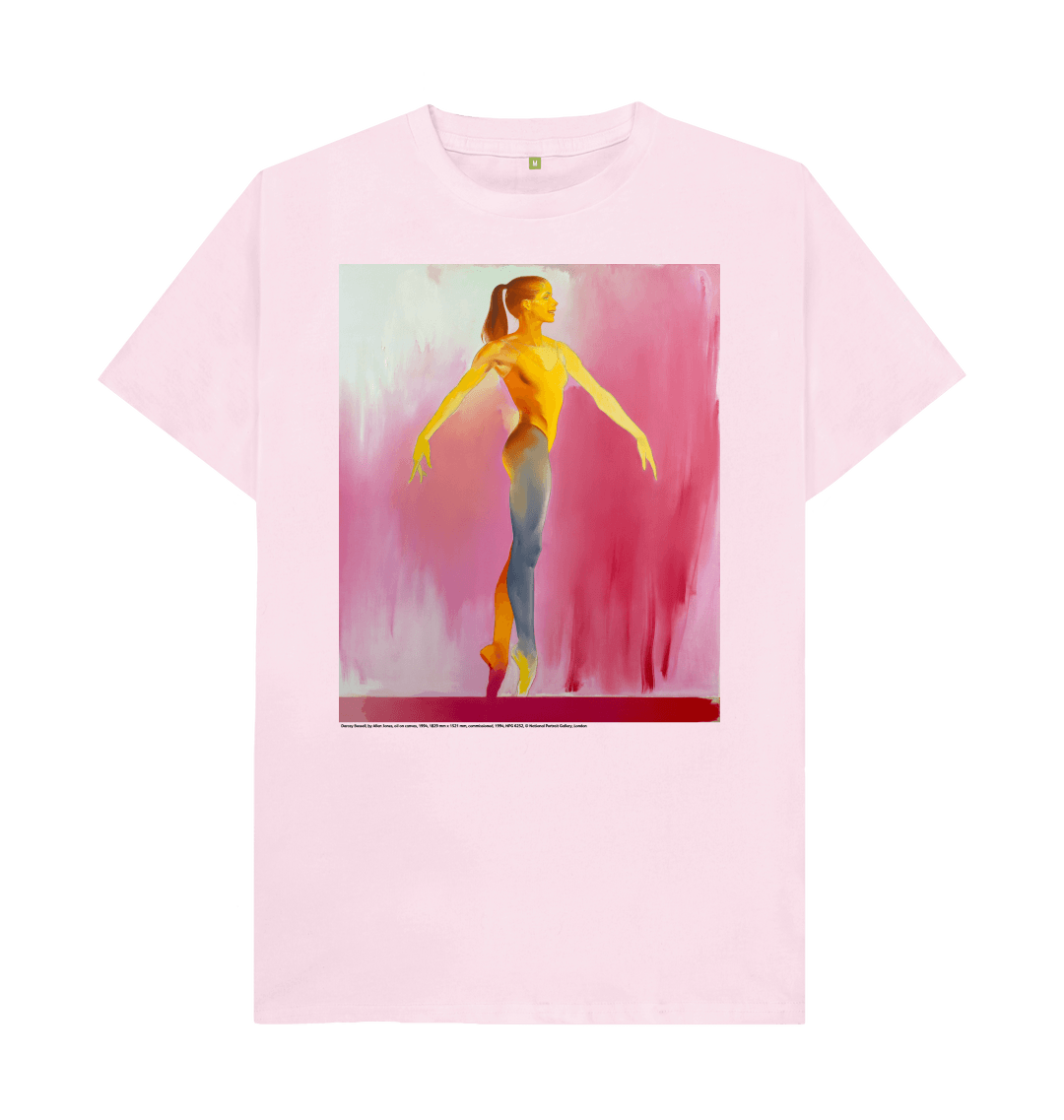 Pink printed t shirt front