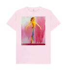 Pink Printed T-shirt Front