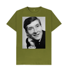 Moss Green Printed T-shirt Front