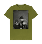 Moss Green Printed T-shirt Front
