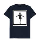Navy Blue Printed T-shirt Front