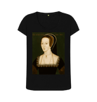 Black Printed T-shirt Front