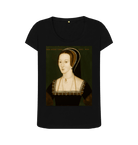 Black Printed T-shirt Front