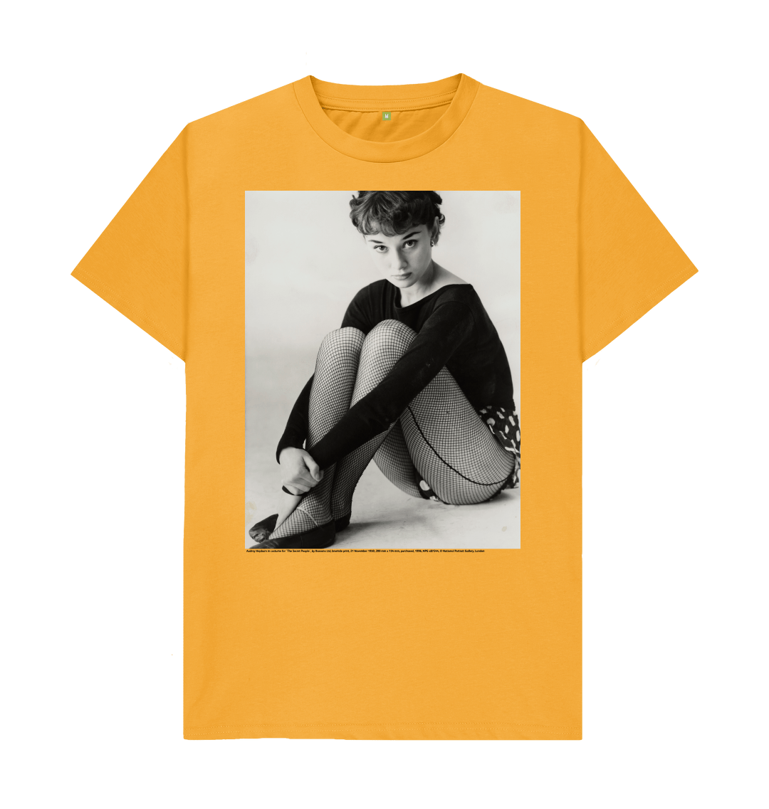 Mustard printed t shirt front