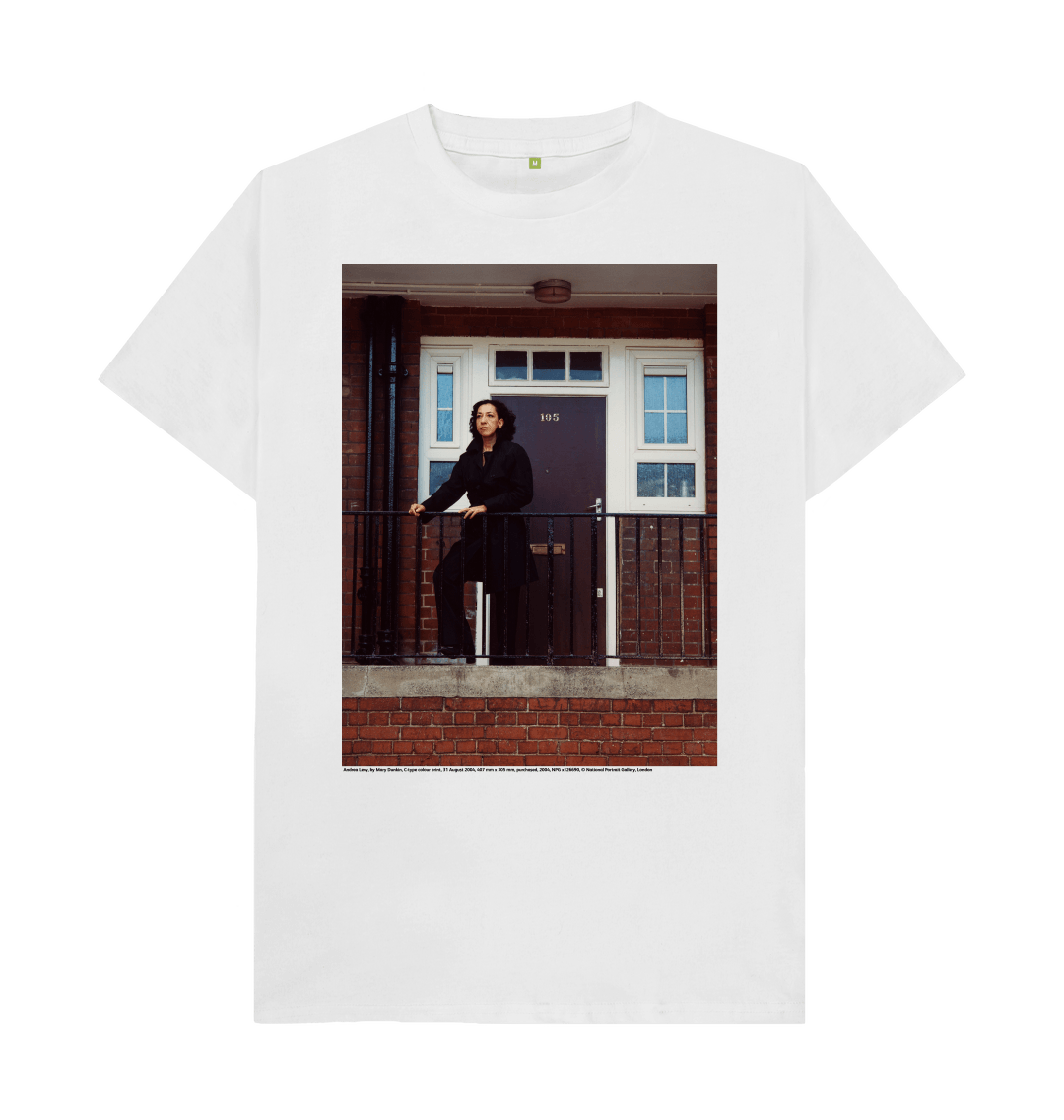 White printed t shirt front
