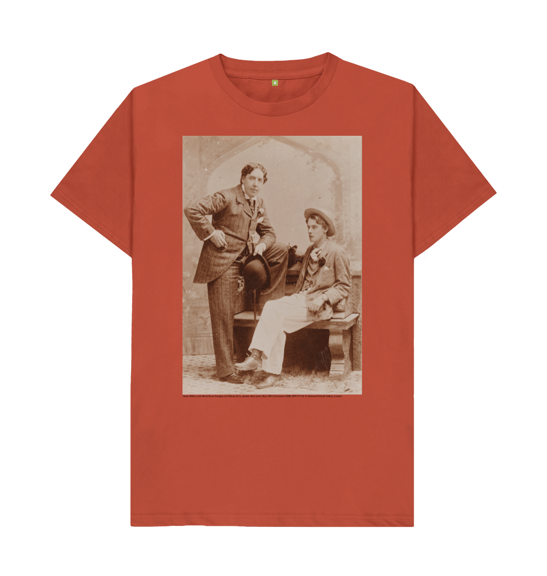 Rust printed t shirt front