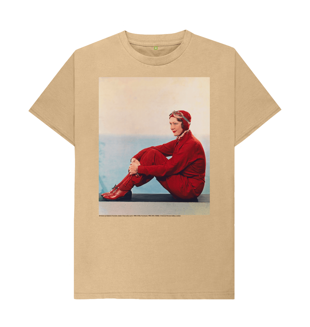 Sand printed t shirt front