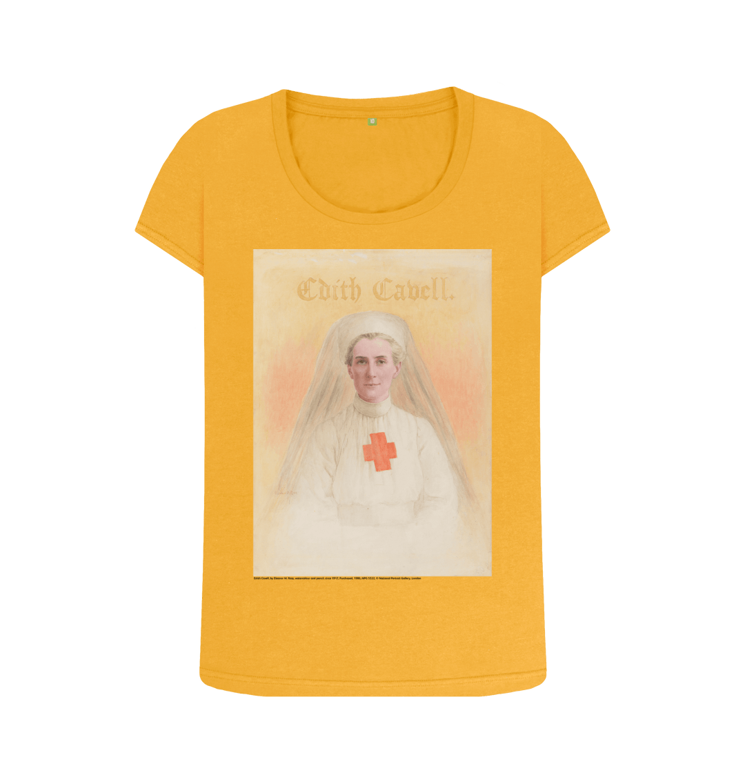Mustard printed t shirt front