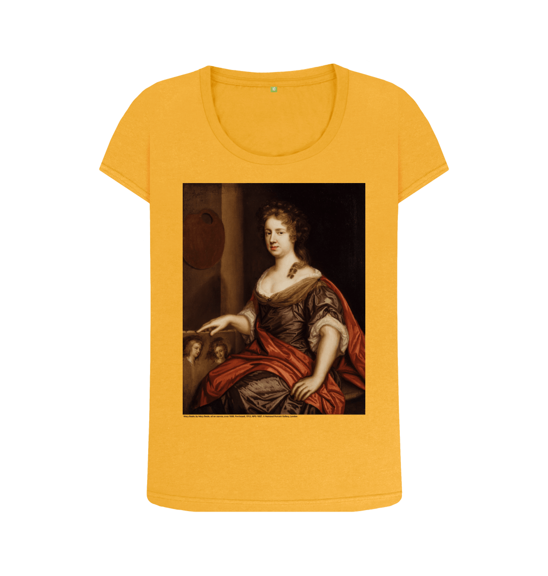 Mustard printed t shirt front