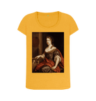 Mustard Printed T-shirt Front
