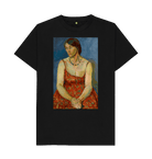 Black Printed T-shirt Front