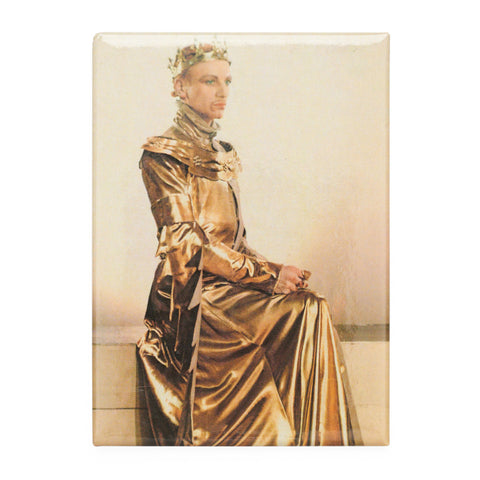 Rectangular magnet featuring a photograph of John Gielgud dressed as Richard II in Richard of Bordeaux by Yevonde, 1933, (NPG x11658).