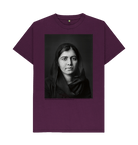 Purple Printed T-shirt Front