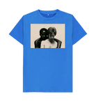 Bright Blue Printed T-shirt Front
