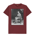 Red Wine Printed T-shirt Front
