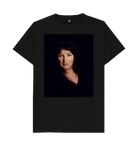 Black Printed T-shirt Front
