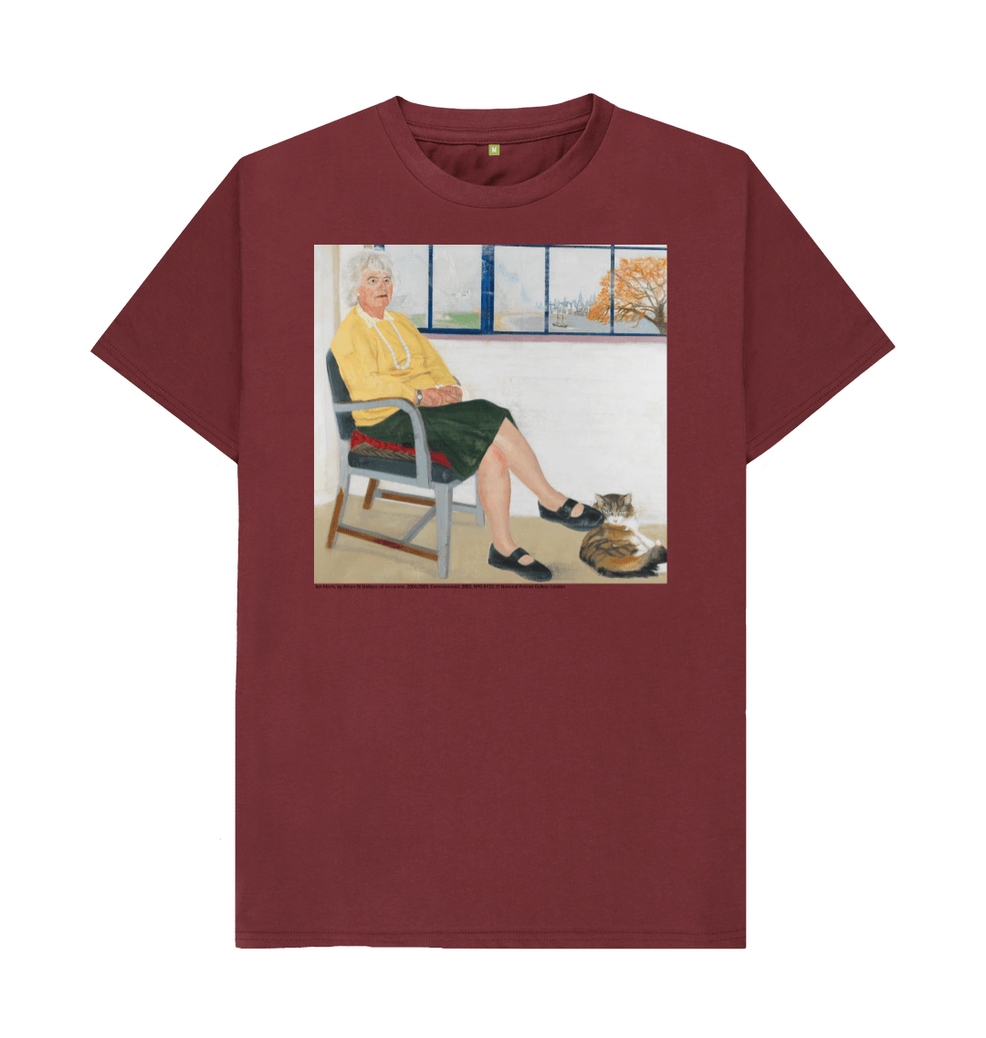 Red wine printed t shirt front