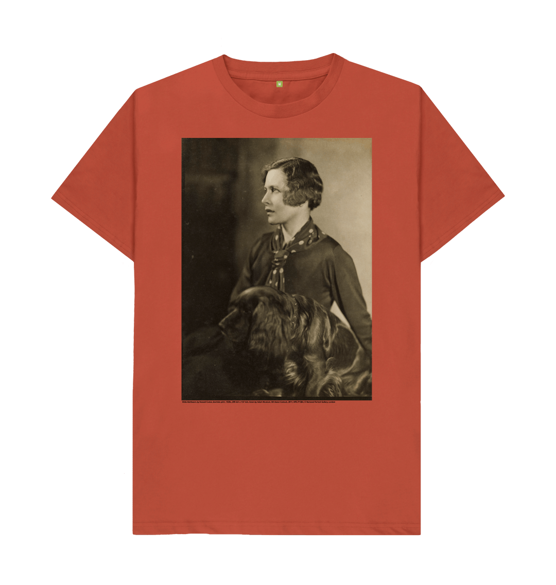 Rust printed t shirt front