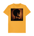 Mustard Printed T-shirt Front