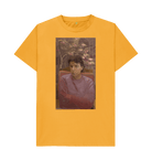 Mustard Printed T-shirt Front