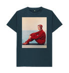 Denim Blue Printed T-shirt Front