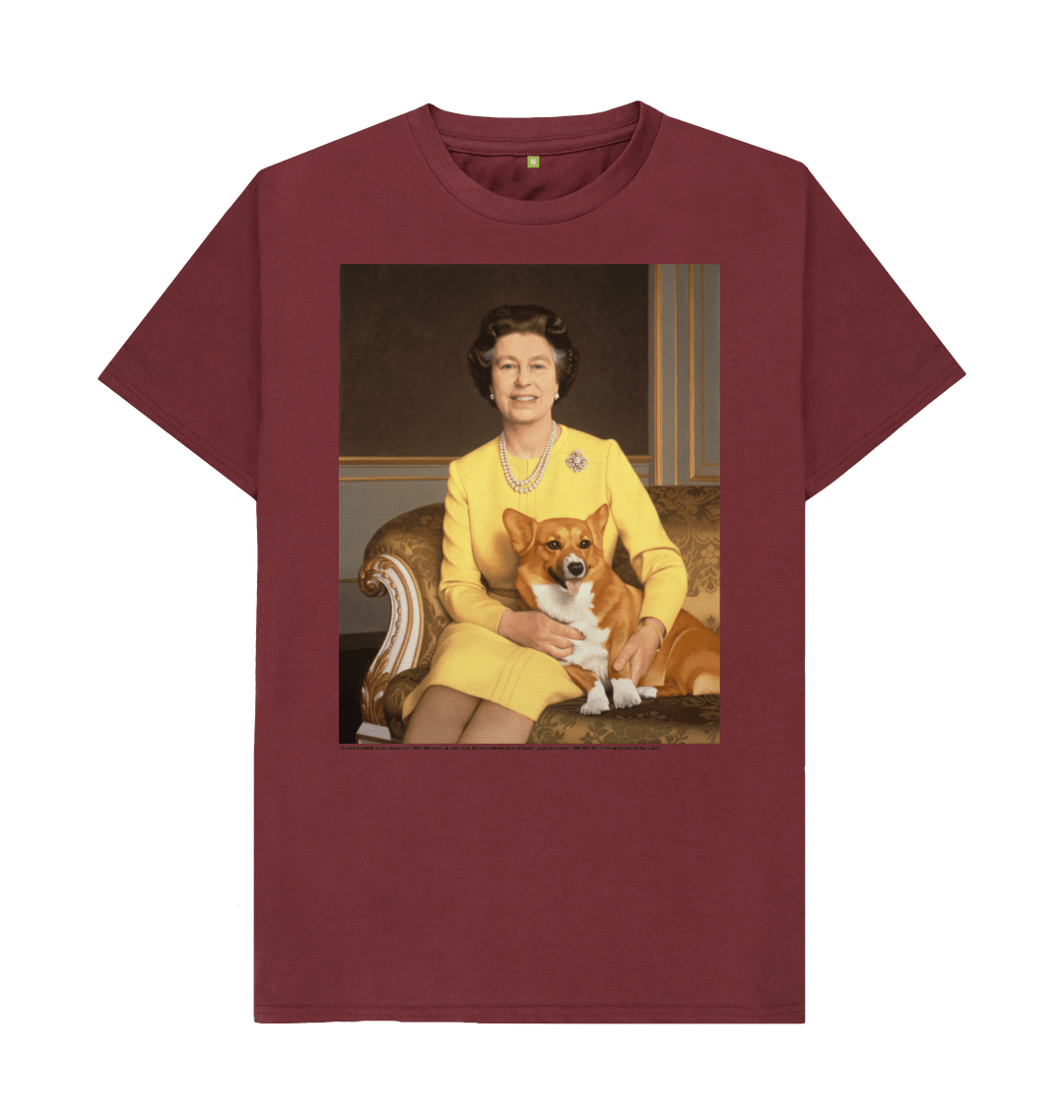 Red wine printed t shirt front