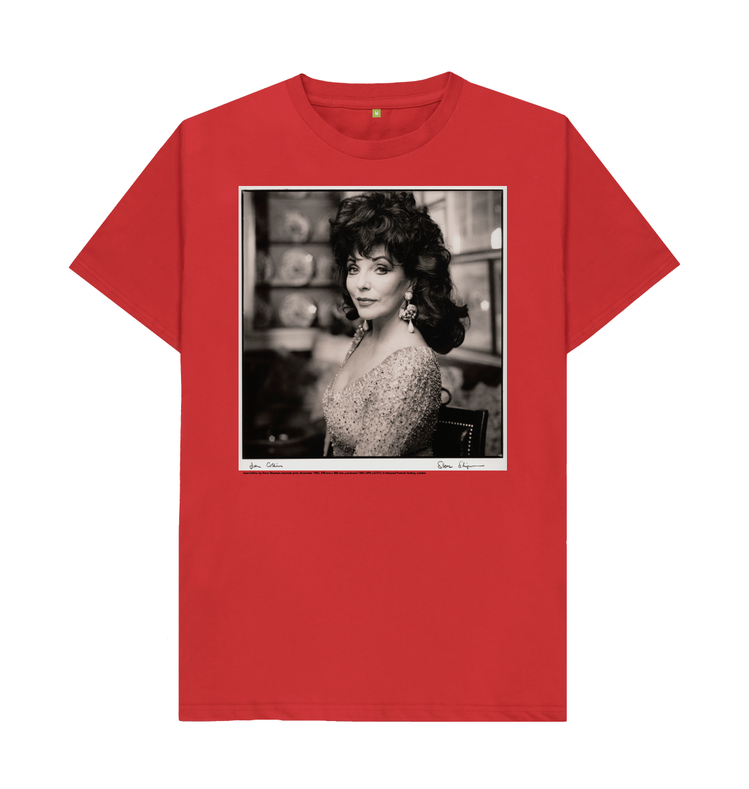 Red printed t shirt front