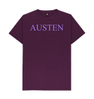 Purple Printed T-shirt Front