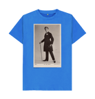 Bright Blue Printed T-shirt Front