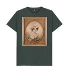 Dark Grey Printed T-shirt Front