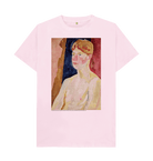 Pink Printed T-shirt Front