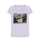 Violet Printed T-shirt Front