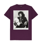Purple Printed T-shirt Front