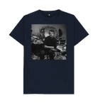 Navy Blue Printed T-shirt Front